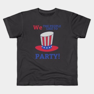 We the People Like to Party Kids T-Shirt